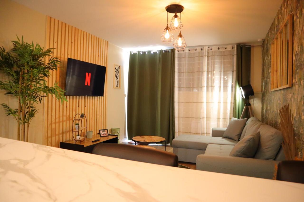 Appartement 1 Chambre Ambiance Tropicale - Centre De Bourbourg, Terrasse Privee Bagian luar foto